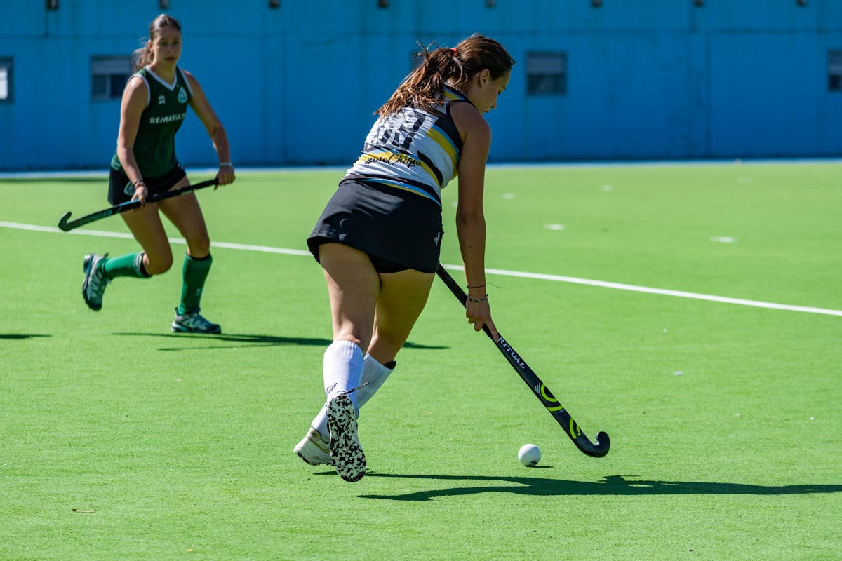 KC Styx spring field hockey training on turf